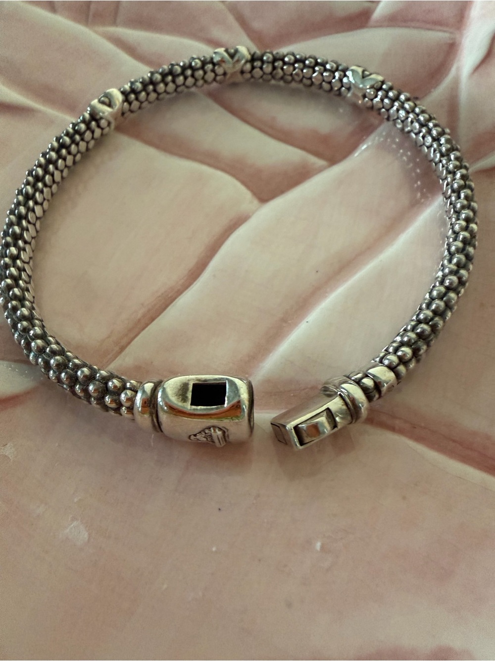 LAGOS Caviar Sterling Silver Beaded Bracelet - Picture 5 of 7